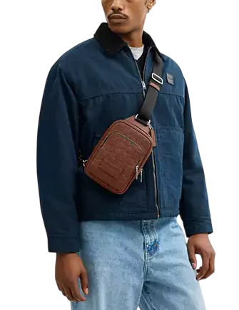 Coach Racer Sling Pack In Signature Leather