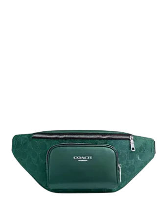 Coach Racer Small Belt Bag In Signature Canvas