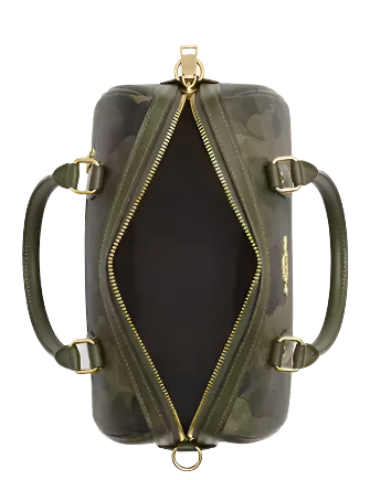Coach Rowan Satchel Bag In Signature Camo Print