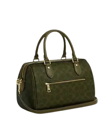 Coach Rowan Satchel Bag In Signature Canvas