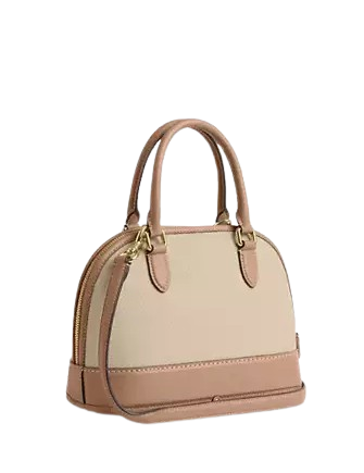 Coach Sabrina Satchel Bag In Colorblock