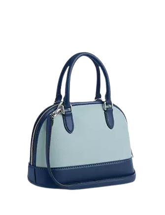 Coach Sabrina Satchel Bag In Colorblock