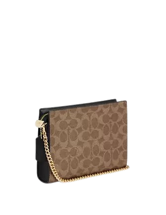 Coach Slim Crossbody Bag In Signature Canvas