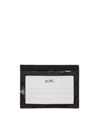 Coach Slim Id Card Case With Surf Print