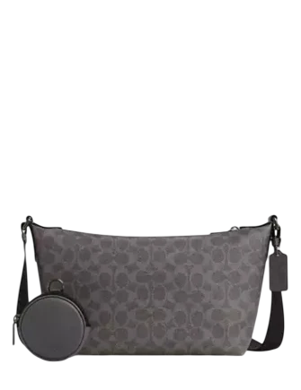 Coach Small Finn Crossbody Bag With Pouch In Signature Canvas