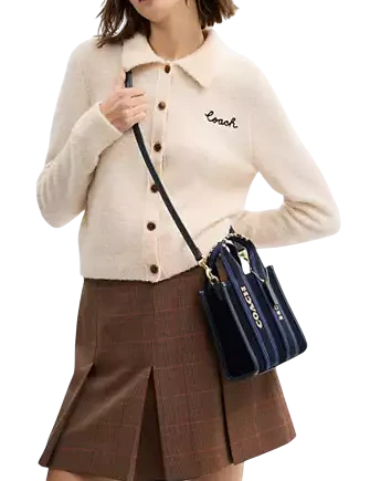 Coach Smith Mini Tote Bag In Regenerative Cotton