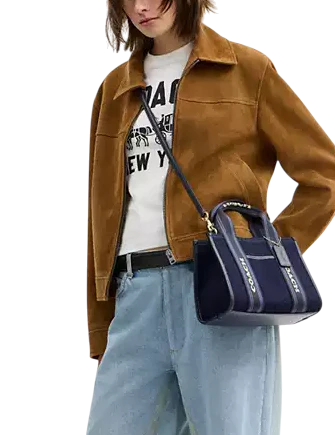 Coach Smith Tote Bag 24 In Regenerative Cotton