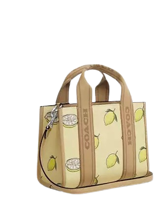 Coach Smith Tote Bag 24 With Lemon Print