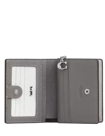 Coach Snap Wallet In Signature Canvas