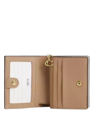 Coach Snap Wallet With Floral Print