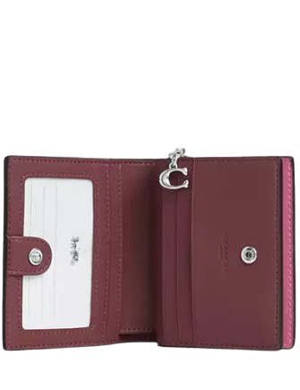 Coach Snap Wallet With Floral Print