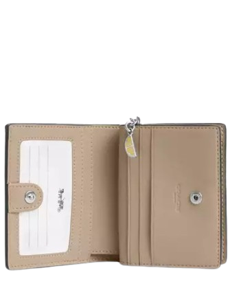 Coach Snap Wallet With Lemon Print