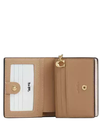 Coach Snap Wallet With Star Print
