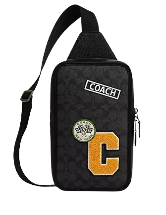 Coach Sullivan Pack In Signature Canvas With Patches