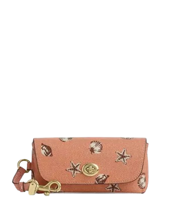 Coach Sunglass Case With Shell Print