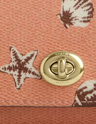 Coach Sunglass Case With Shell Print