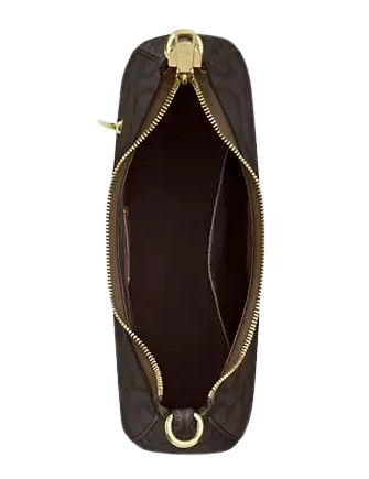 Coach Teri Hobo Bag In Blocked Signature Canvas