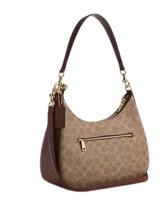 Coach Teri Hobo Bag In Signature Canvas