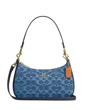 Coach Teri Shoulder Bag In Signature Denim