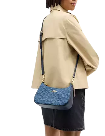 Coach Teri Shoulder Bag In Signature Denim