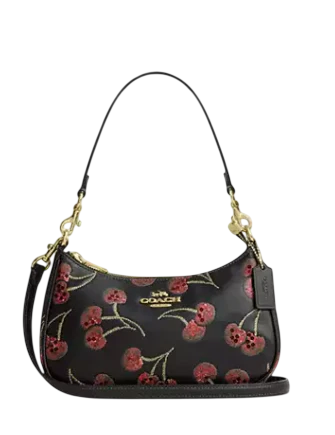 Coach Teri Shoulder Bag With Cherry Print
