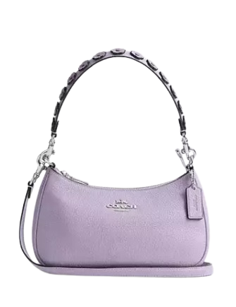 Coach Teri Shoulder Bag With Floral Applique