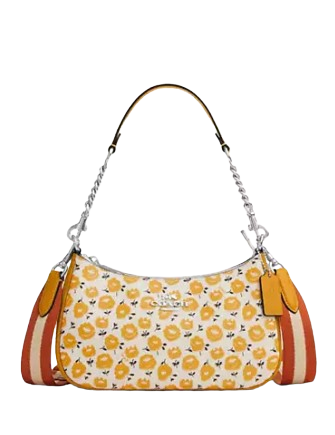 Coach Teri Shoulder Bag With Floral Print
