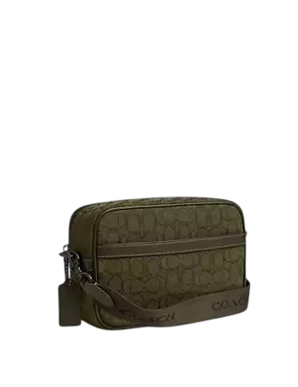 Coach Theo Camera Bag In Signature Jacquard