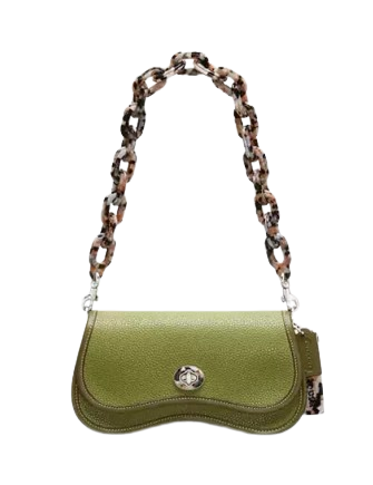 Coach Wavy Dinky Bag In Coachtopia Leather