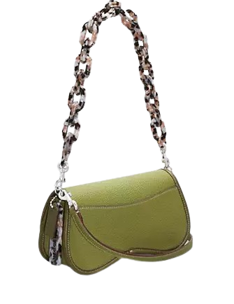 Coach Wavy Dinky Bag In Coachtopia Leather