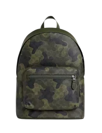 Coach West Backpack In Signature Camo Print