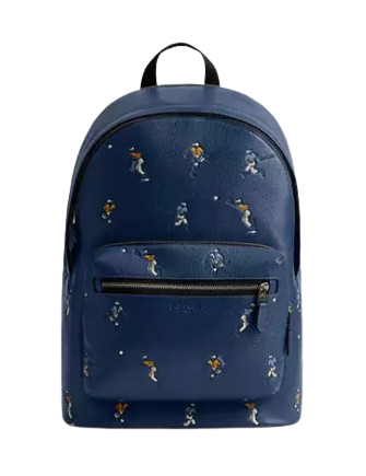 Coach West Backpack With Baseball Print