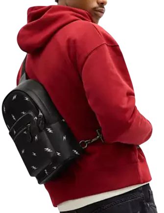 Coach West Pack With Lightning Bolt Print