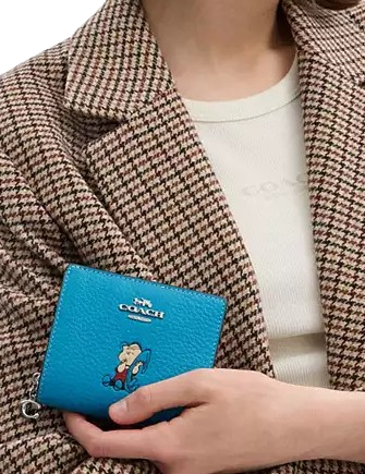 Coach X Peanuts Snap Wallet With Linus