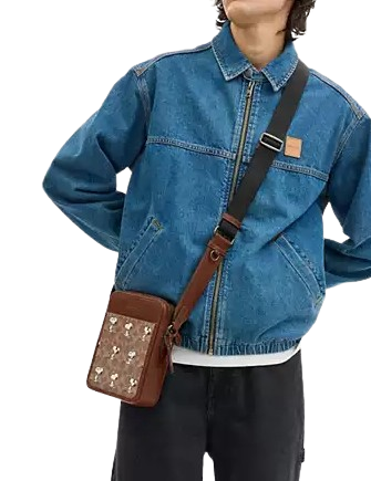 Coach X Peanuts Sullivan Crossbody Bag In Signature Canvas With Snoopy Print