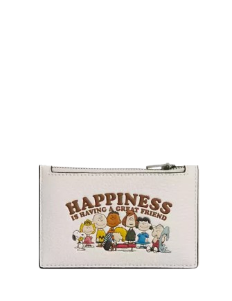 Coach X Peanuts Zip Card Case