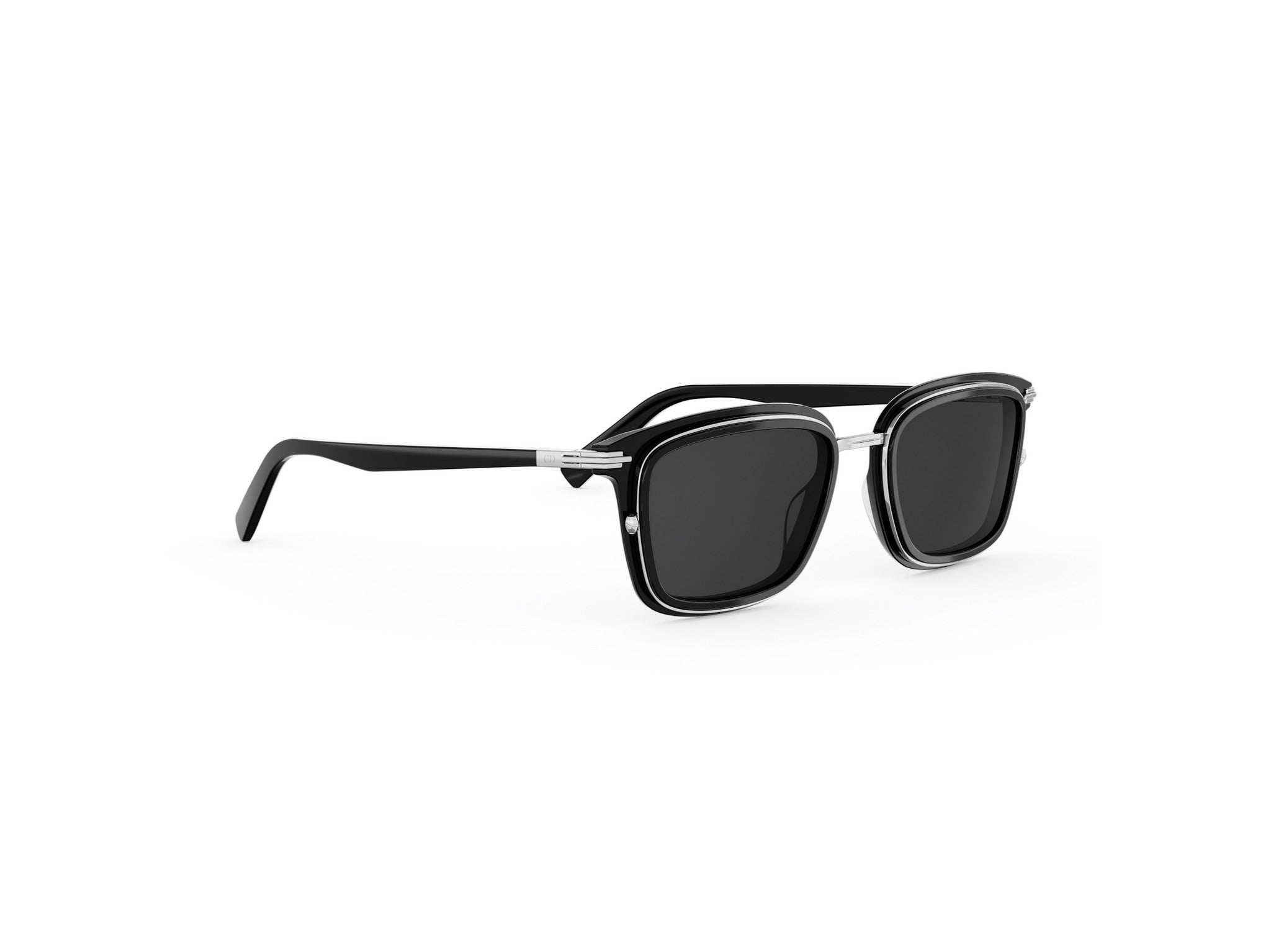 Black Square Acetate Sunglasses