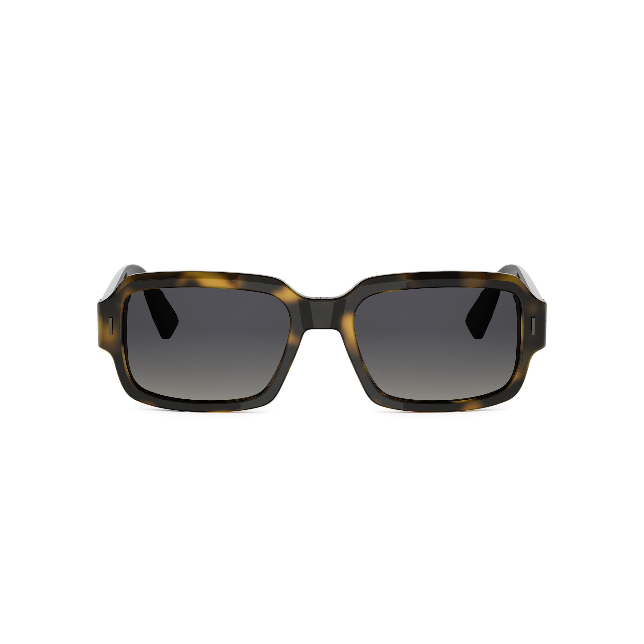 Havana Geometric Acetate Sunglasses