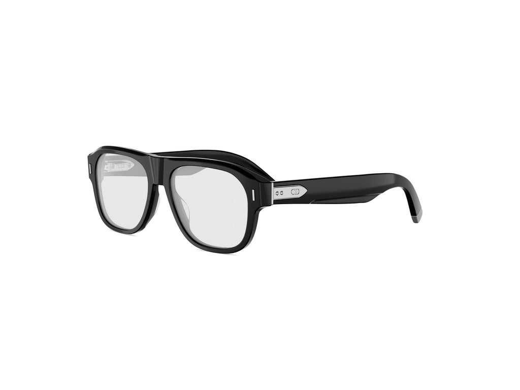 Black Pilot Acetate Eyeglasses