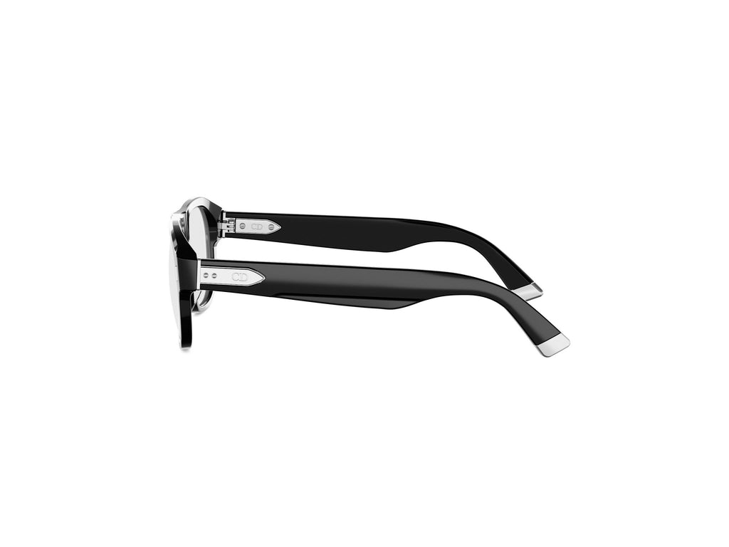 Black Pilot Acetate Eyeglasses