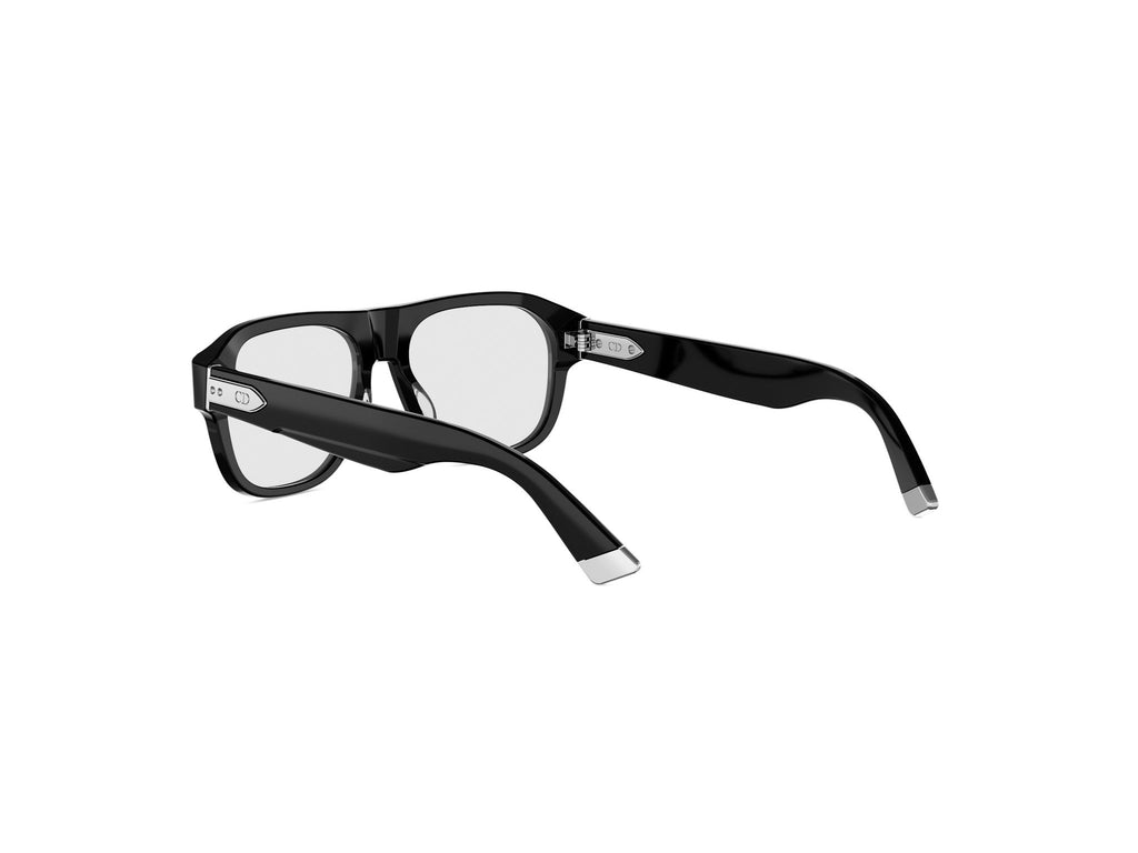 Black Pilot Acetate Eyeglasses