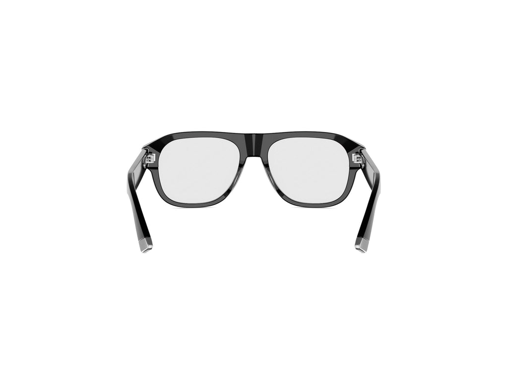 Black Pilot Acetate Eyeglasses