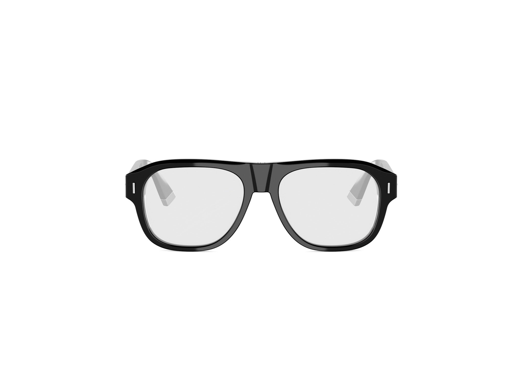 Black Pilot Acetate Eyeglasses