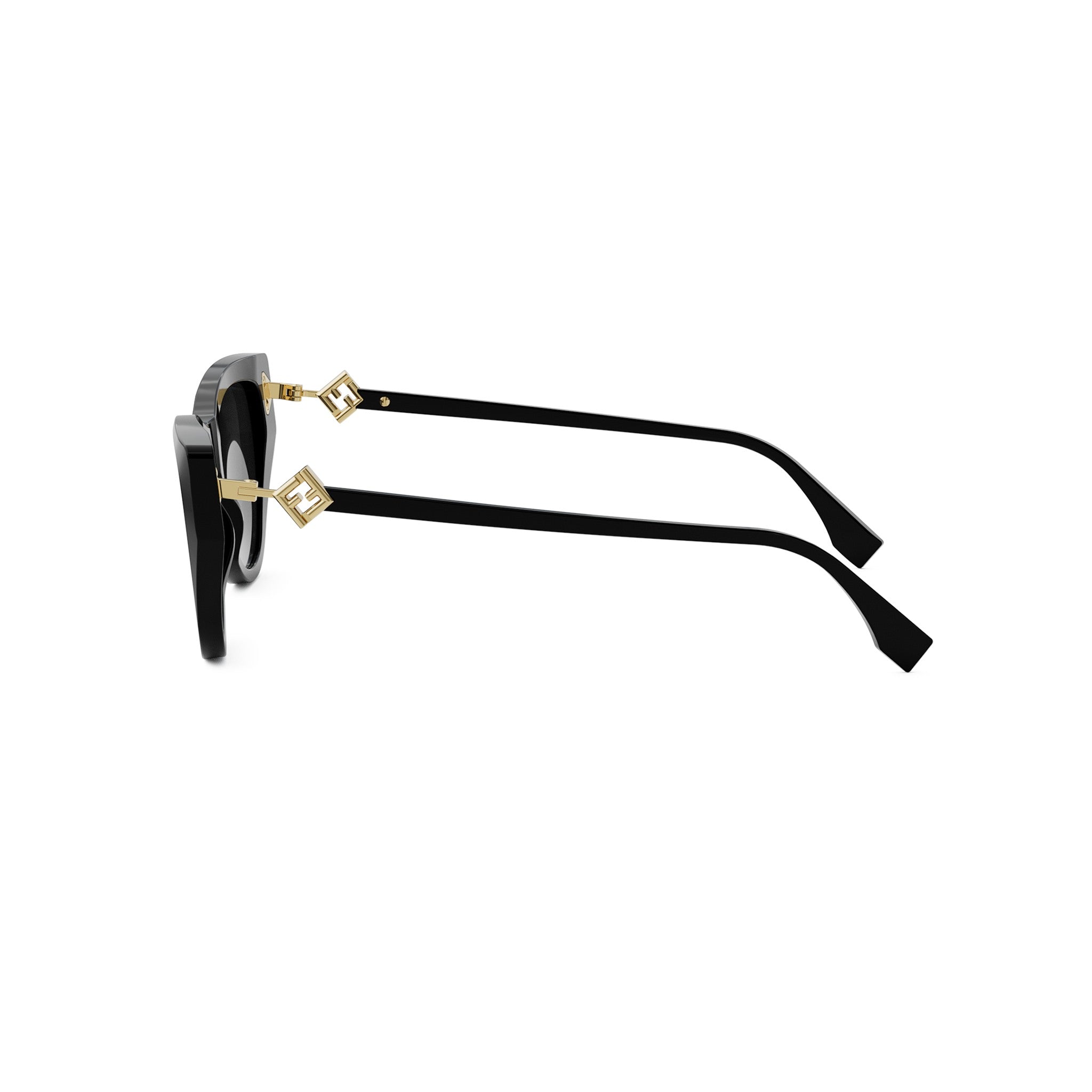 Black Cat-Eye Sunglasses