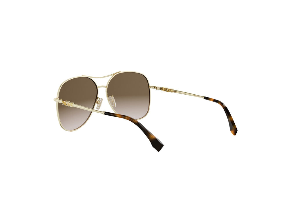 Gold Aviator Sunglasses