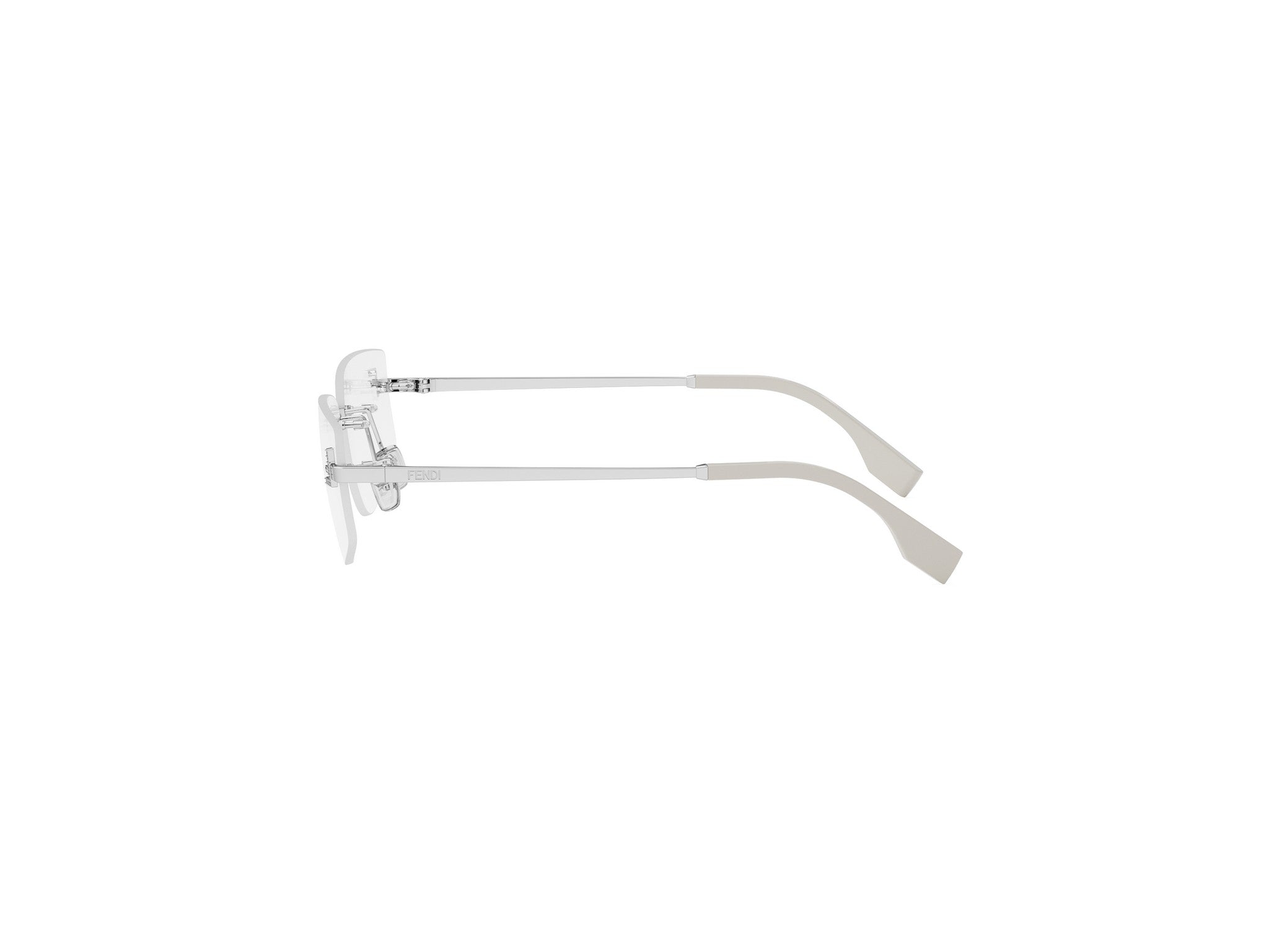 Rimless Geometric Eyeglasses