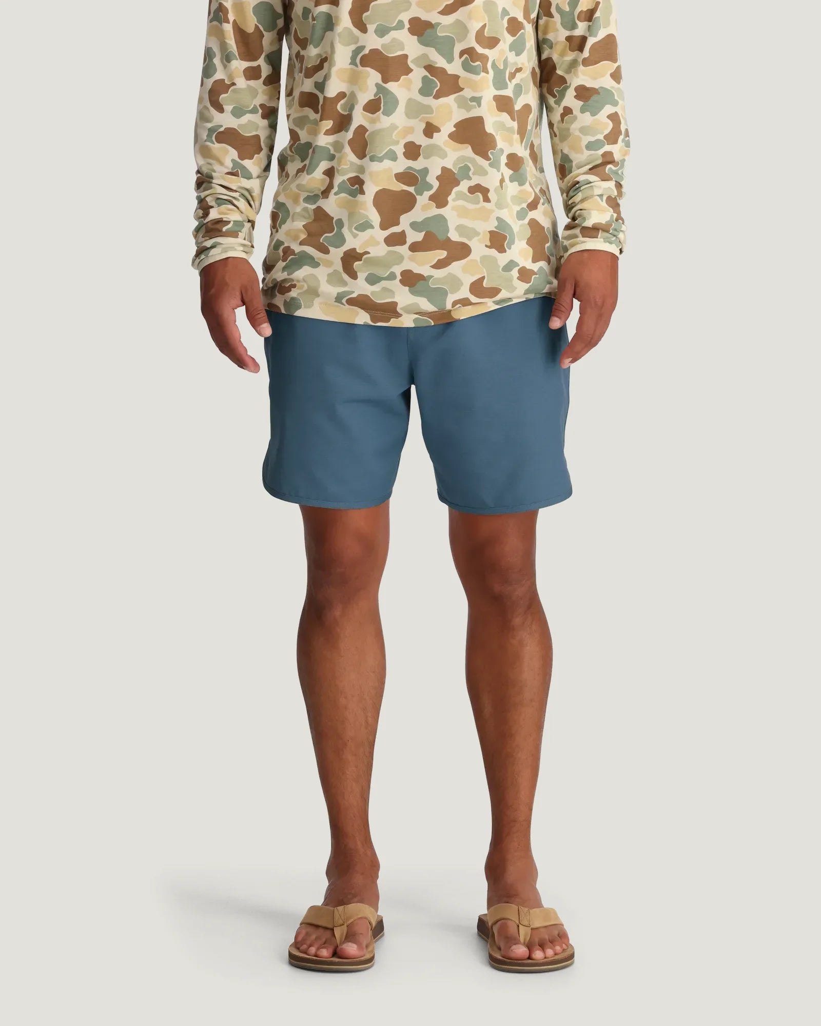 Men's Reverb Short Lined – 7" - Pacific Blue