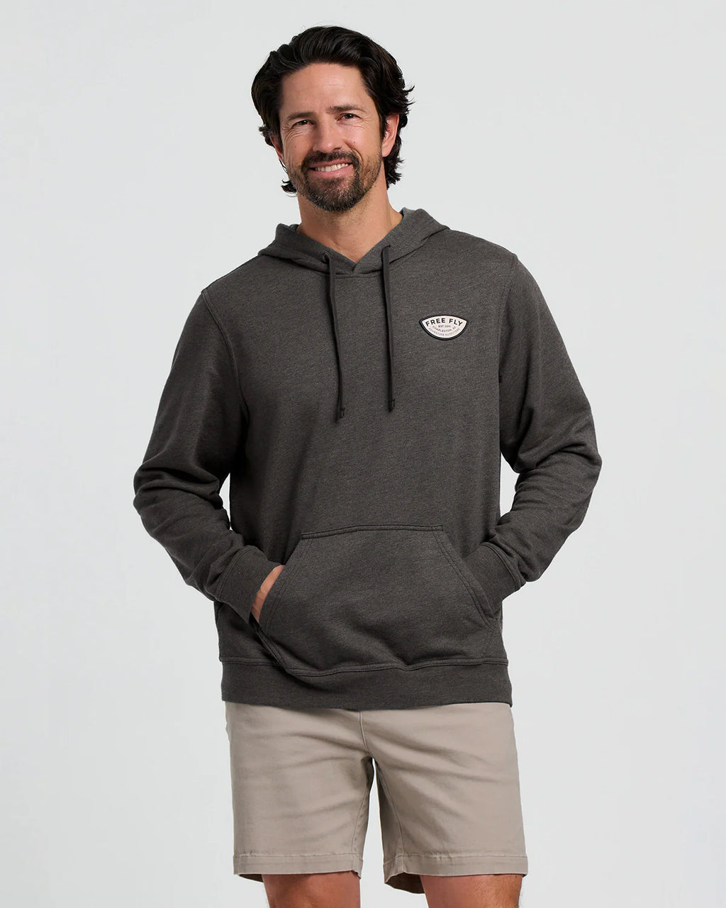 Vintage Outfitters Fleece Hoodie - Heather Black Sand