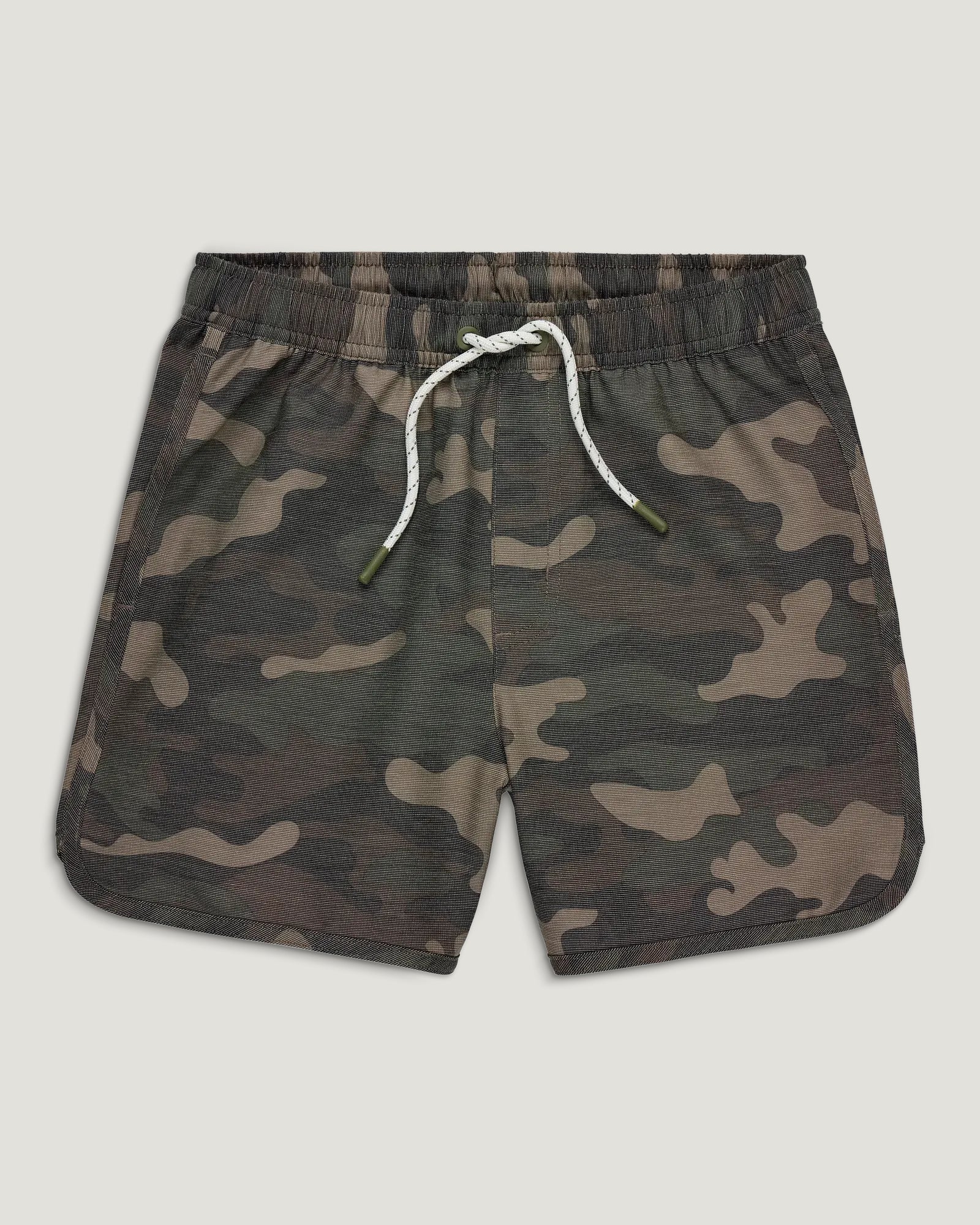 Youth Reverb Short Unlined – 4" - Woodland Camo
