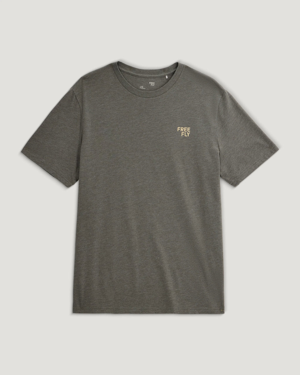 Brand Flag Tee - Heather Fatigue